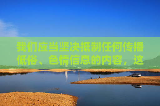 我们应当坚决抵制任何传播低俗、色情信息的内容，这类内容不仅违反法律法规，更会对个人和社会造成严重的负面影响。网络空间不是法外之地，传播或推广不良信息会破坏健康的网络生态，对青少年的身心发展尤为不利