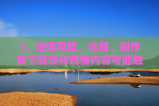 1.  法律风险，传播、制作或下载淫秽色情内容可能触犯法律法规，导致法律责任，传播制作下载淫秽色情内容面临法律风险