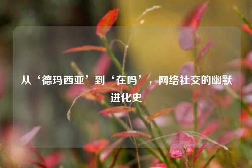 从‘德玛西亚’到‘在吗’, 社交的幽默进化史