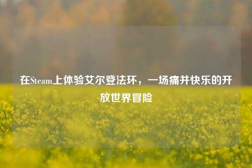在Steam上体验艾尔登法环，一场痛并快乐的开放世界冒险