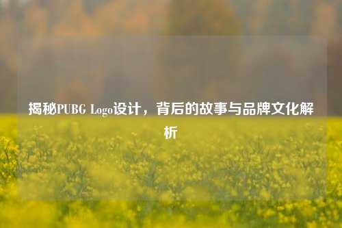 揭秘PUBG Logo设计,背后的故事与品牌文化解析