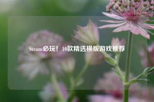 Steam必玩！10款精选横版游戏推荐