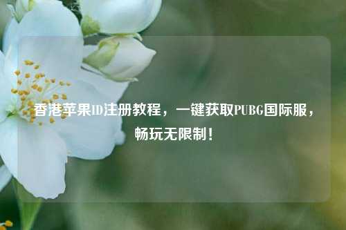 香港苹果ID注册教程，一键获取PUBG国际服，畅玩无限制！