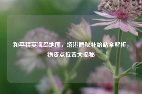 和平精英海岛地图,塔港隐秘补给站全解析,物资点位置大揭秘