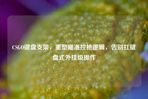 CSGO键盘支架,重塑瞄准控枪逻辑,告别扛键盘式外挂级操作