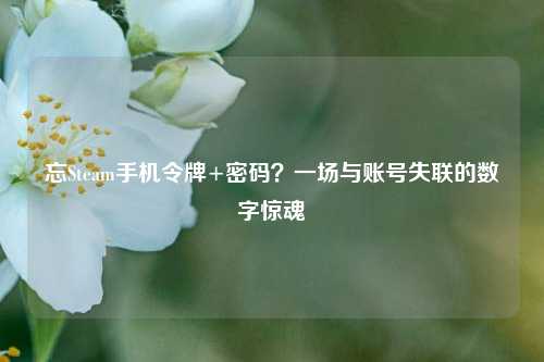 忘Steam手机令牌+密码?一场与账号失联的数字惊魂