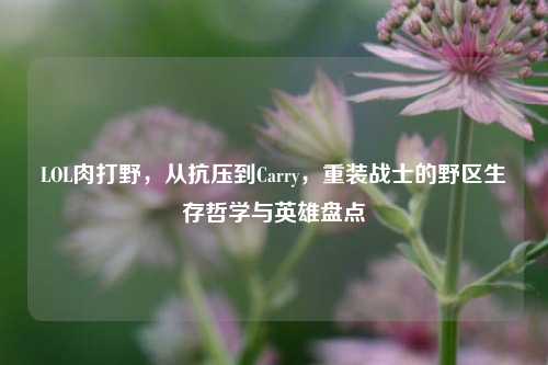 LOL肉打野,从抗压到Carry,重装战士的野区生存哲学与英雄盘点