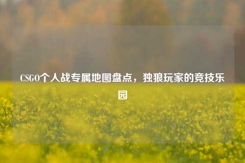 CSGO个人战专属地图盘点,独狼玩家的竞技乐园