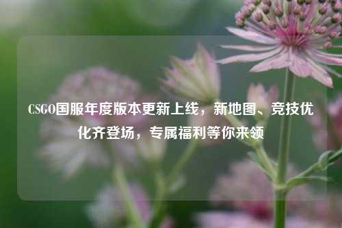 CSGO国服年度版本更新上线,新地图、竞技优化齐登场,专属福利等你来领