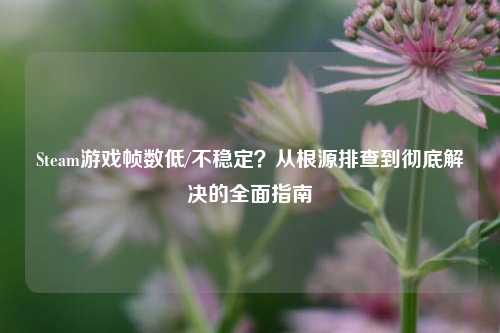 Steam游戏帧数低/不稳定?从根源排查到彻底解决的全面指南