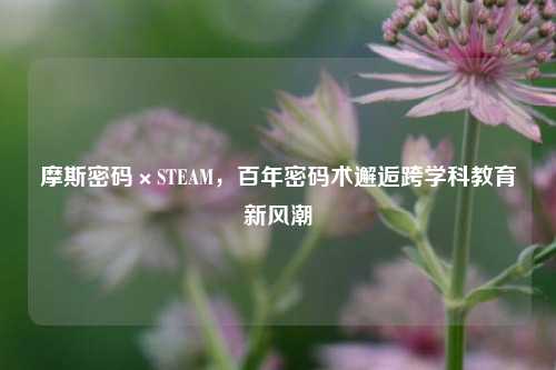摩斯密码×STEAM,百年密码术邂逅跨学科教育新风潮