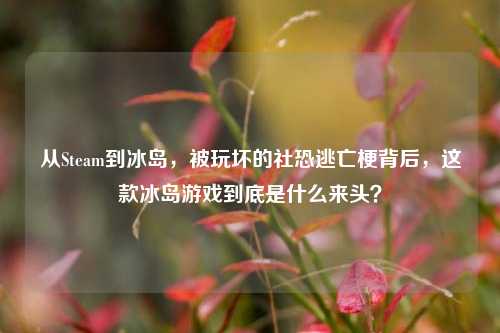 从Steam到冰岛,被玩坏的社恐逃亡梗背后,这款冰岛游戏到底是什么来头?