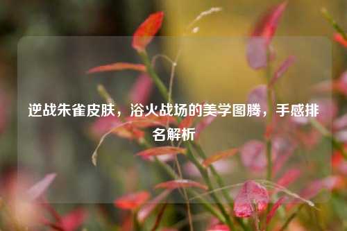 逆战朱雀皮肤,浴火战场的美学图腾,手感排名解析
