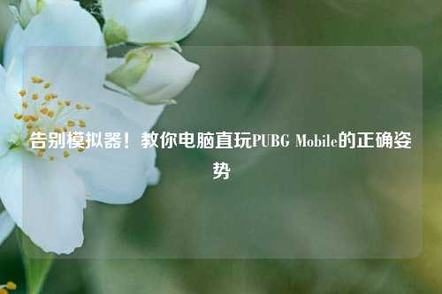 告别模拟器！教你电脑直玩PUBG Mobile的正确姿势