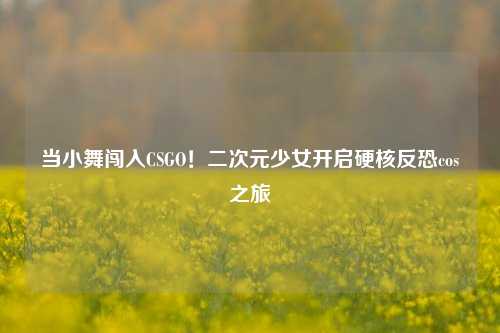 当小舞闯入CSGO!二次元少女开启硬核反恐cos之旅