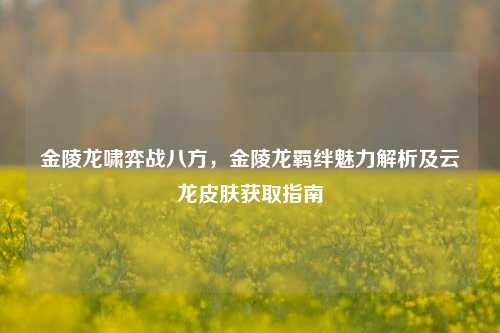 金陵龙啸弈战八方,金陵龙羁绊魅力解析及云龙皮肤获取指南