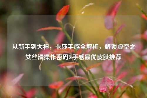 从新手到大神,卡莎手感全解析,解锁虚空之女丝滑操作密码&手感更优皮肤推荐