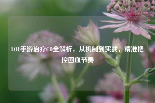 LOL手游治疗CD全解析,从机制到实战,精准把控回血节奏