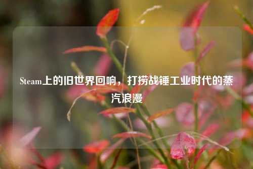 Steam上的旧世界回响,打捞战锤工业时代的蒸汽浪漫