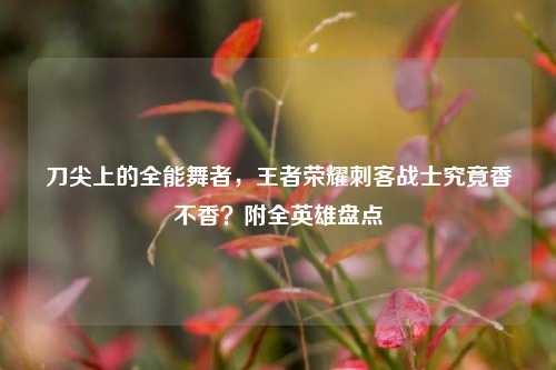 刀尖上的全能舞者,王者荣耀刺客战士究竟香不香?附全英雄盘点