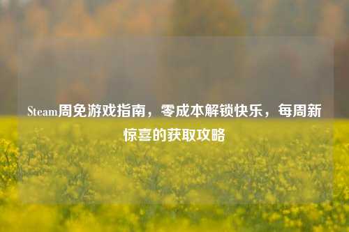 Steam周免游戏指南,零成本解锁快乐,每周新惊喜的获取攻略