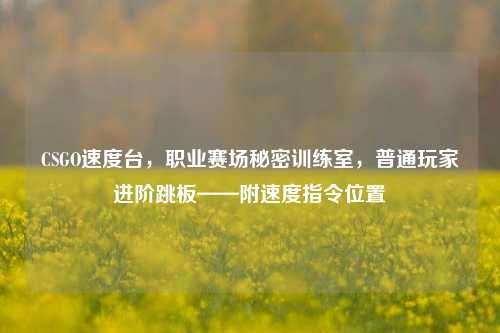 CSGO速度台,职业赛场秘密训练室,普通玩家进阶跳板——附速度指令位置