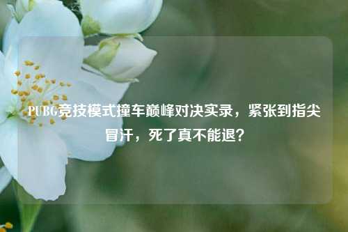 PUBG竞技模式撞车巅峰对决实录,紧张到指尖冒汗,死了真不能退?
