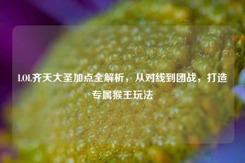 LOL齐天大圣加点全解析,从对线到团战,打造专属猴王玩法